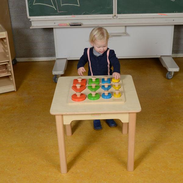 Shape, Size & Colour Learning Peg Board