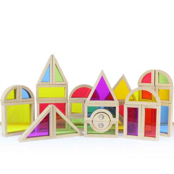 Rainbow Block Set 30 Pc