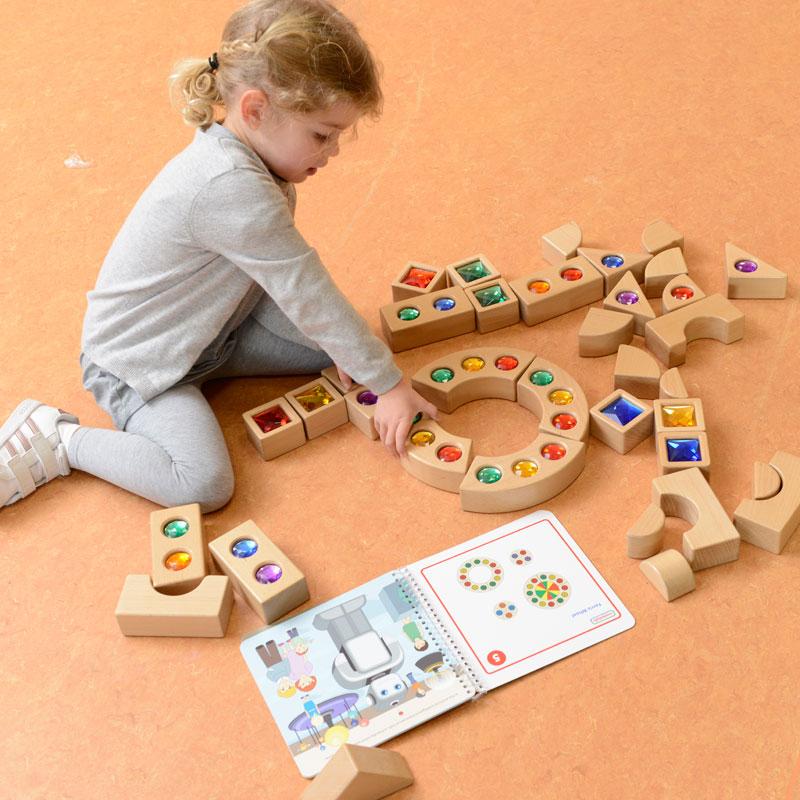 Gemstone Blocks 40Pc Set