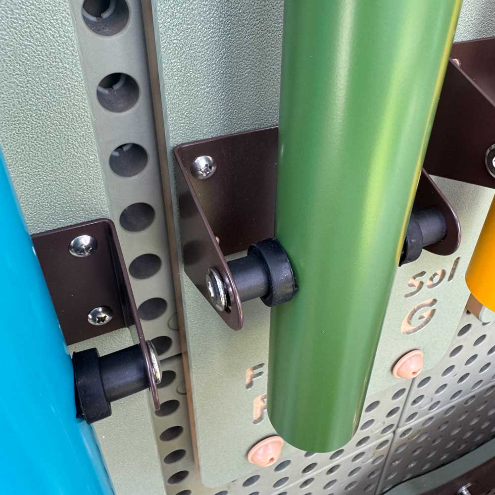 STEM Wall Outdoor Rainbow Chimes