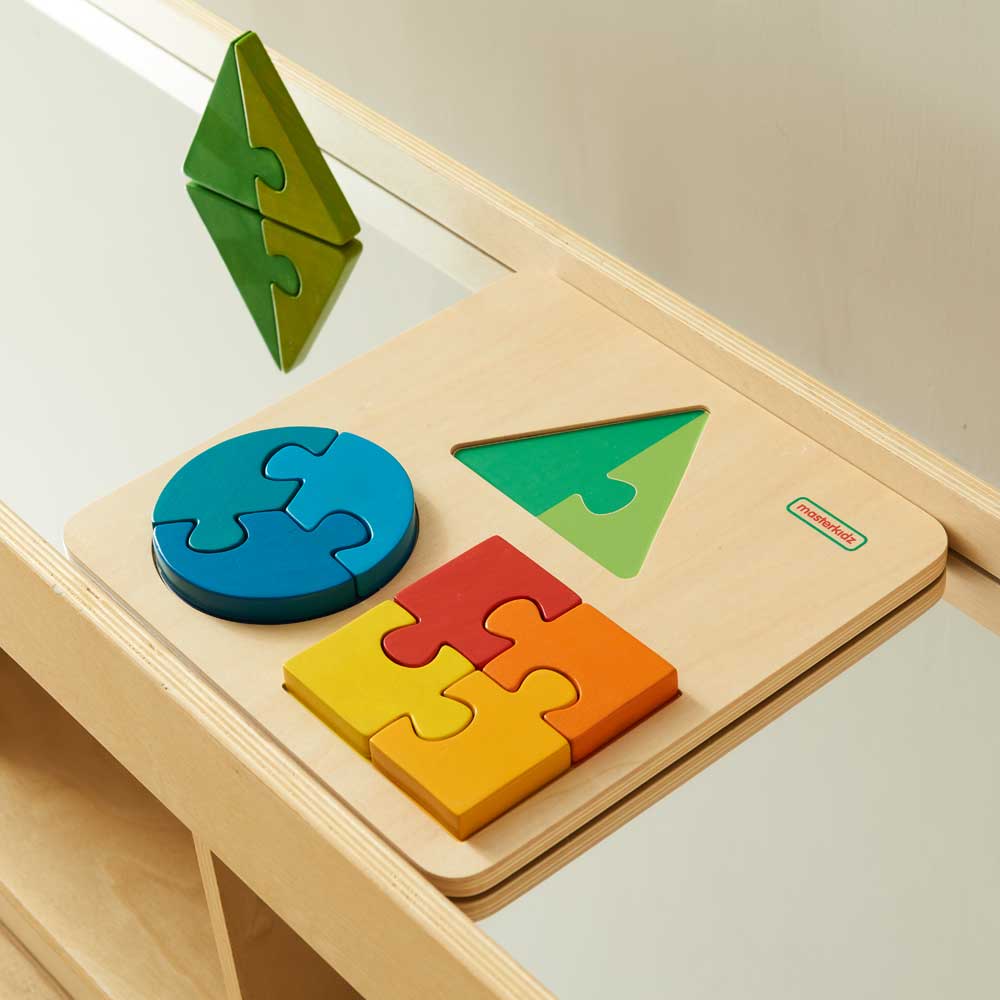 Chunky Geometric Shapes Jigsaw Puzzle