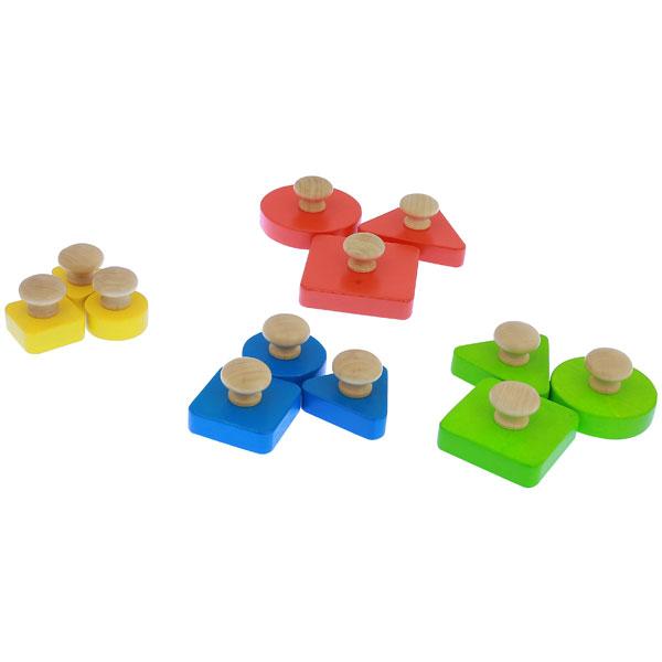 Shape, Size & Colour Learning Peg Board