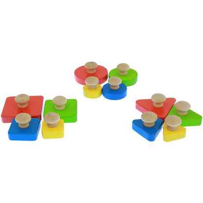 Shape, Size & Colour Learning Peg Board