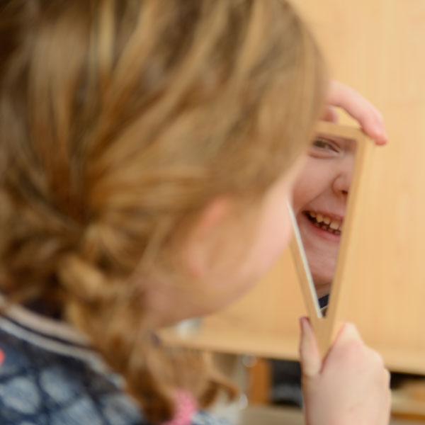 Mirror Block & Dry Erase Block (Tray Inc)