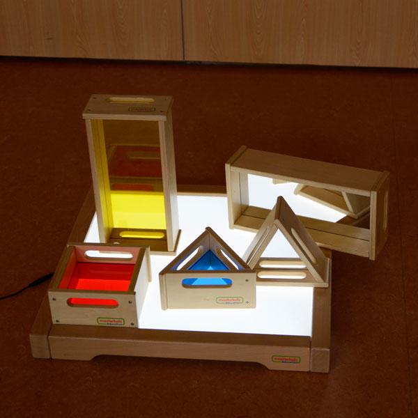 Translucent Colour Tray Blocks 3 Piece