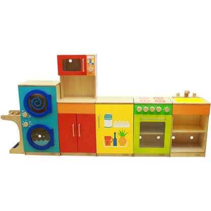 Kitchen & Laundry Corner - Cupboard with Microwave Oven