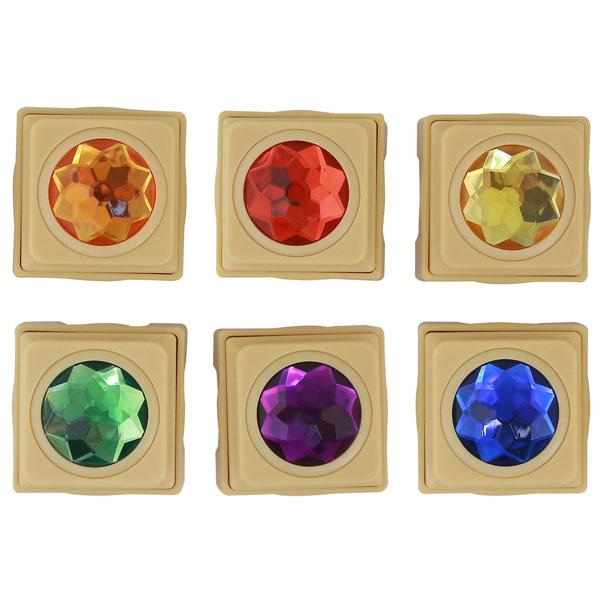 STEM Wall Gem Stone Blocks 72Pcs
