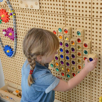 STEM Wall Gem Stone Blocks 72Pcs