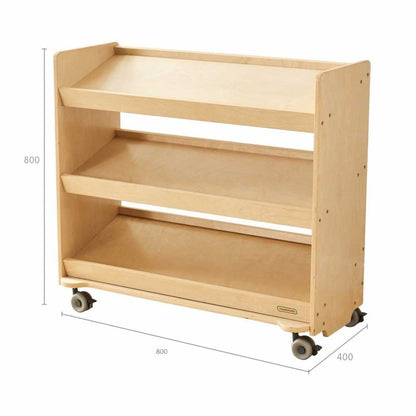 MOBILE INCLINDED SHELVING UNIT