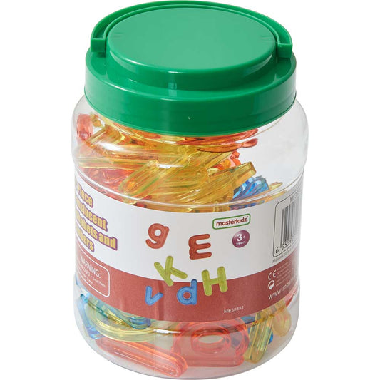 Translucent Alphabets 52pcs