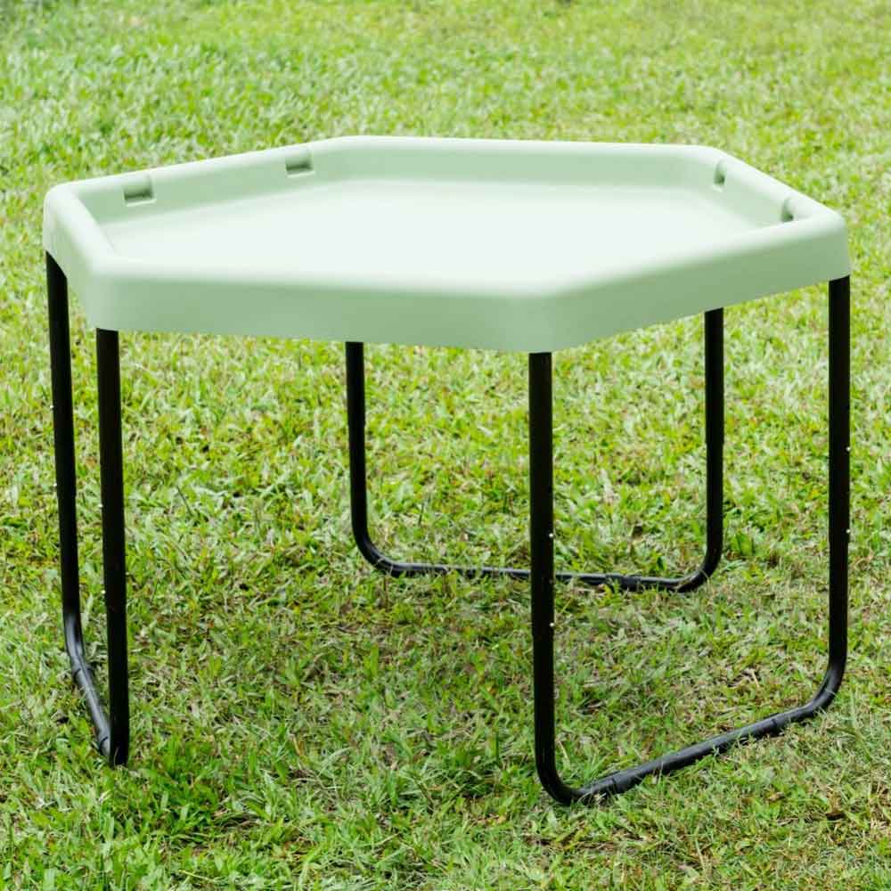 HEXAGONAL TUFF TRAY WITH STAND