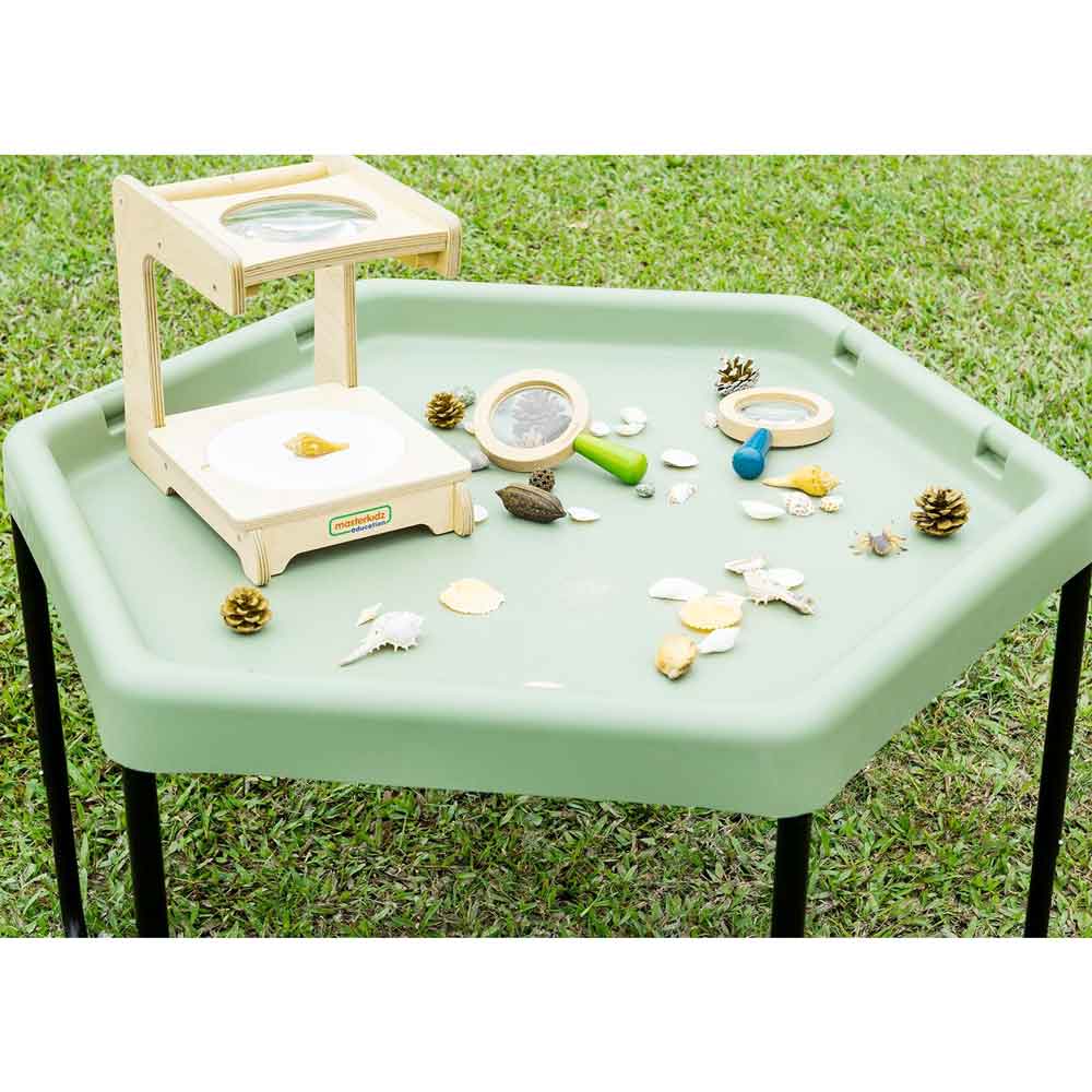 HEXAGONAL TUFF TRAY WITH STAND