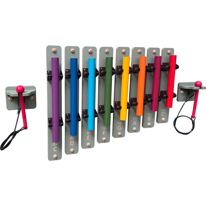 STEM Wall Outdoor Rainbow Chimes