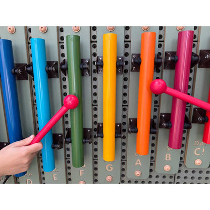 STEM Wall Outdoor Rainbow Chimes