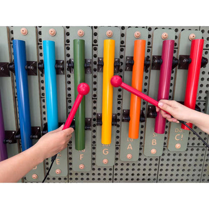 STEM Wall Outdoor Rainbow Chimes