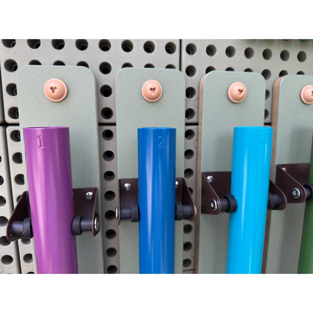 STEM Wall Outdoor Rainbow Chimes
