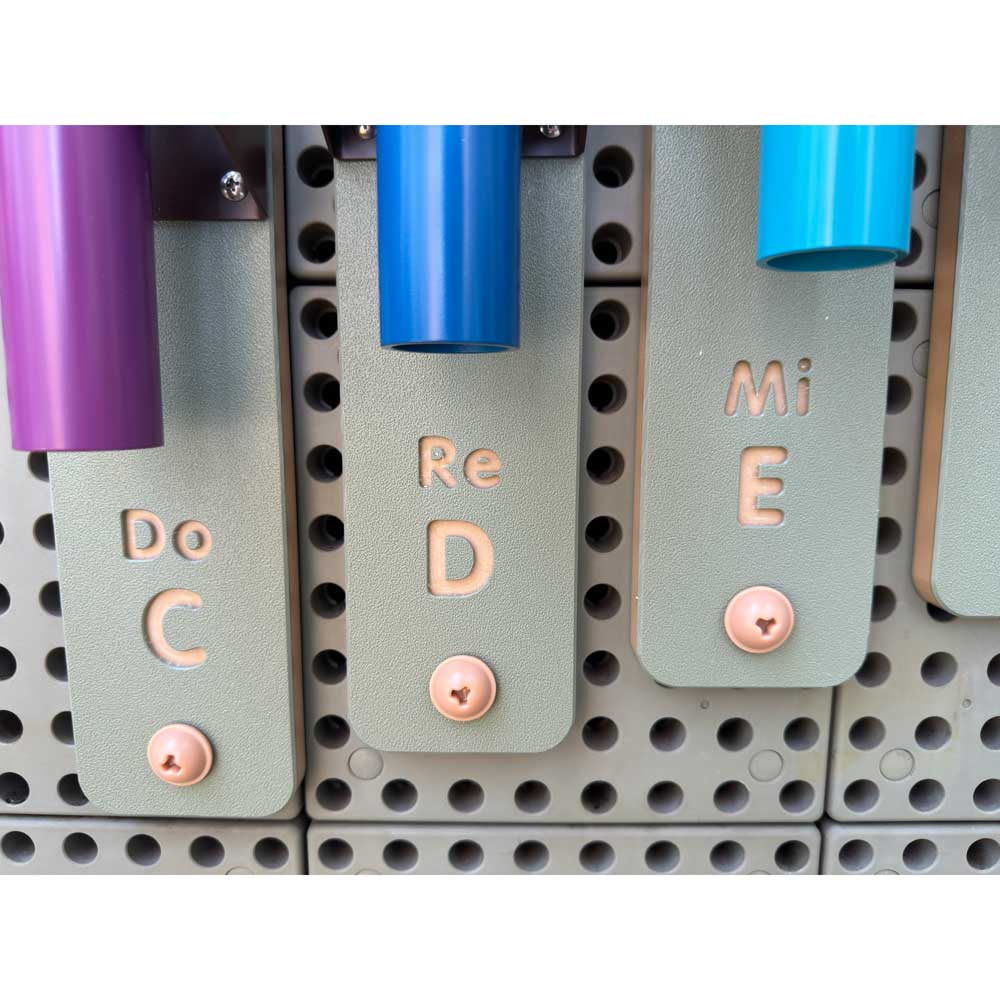 STEM Wall Outdoor Rainbow Chimes