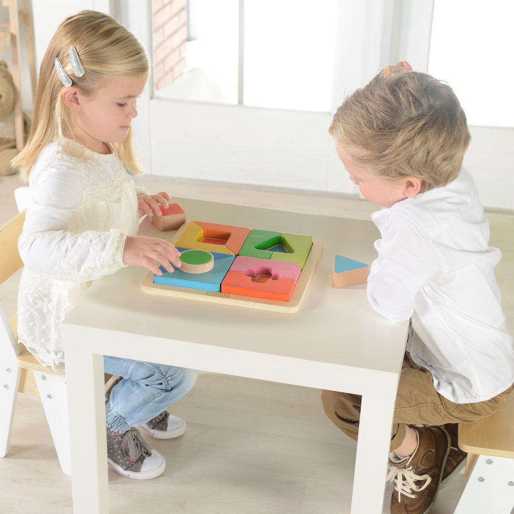 Geometric Puzzle Board