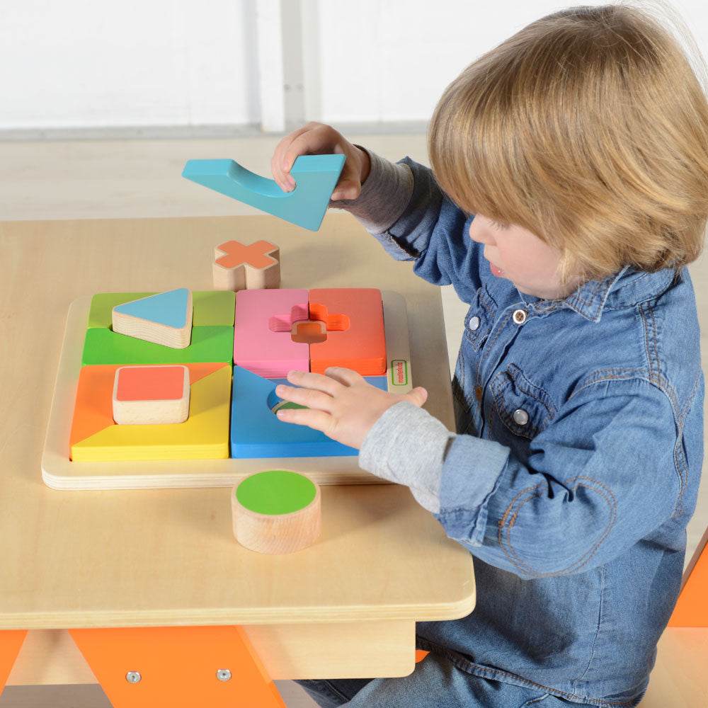 Geometric Puzzle Board