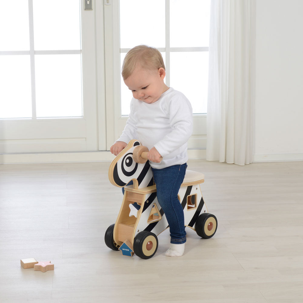 Ride-On Shape Sorter Zebra