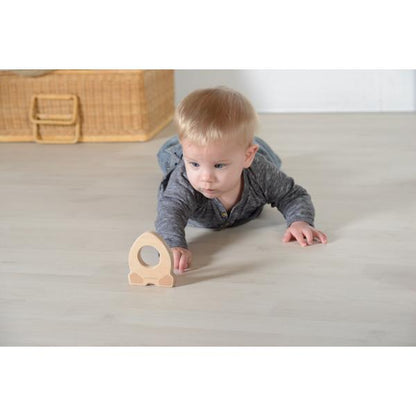All Natural Wooden Teether Rocket
