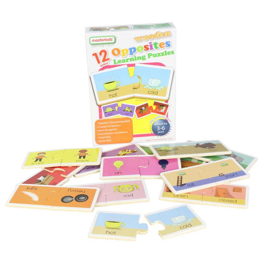 Wooden Learning Puzzles Opposites