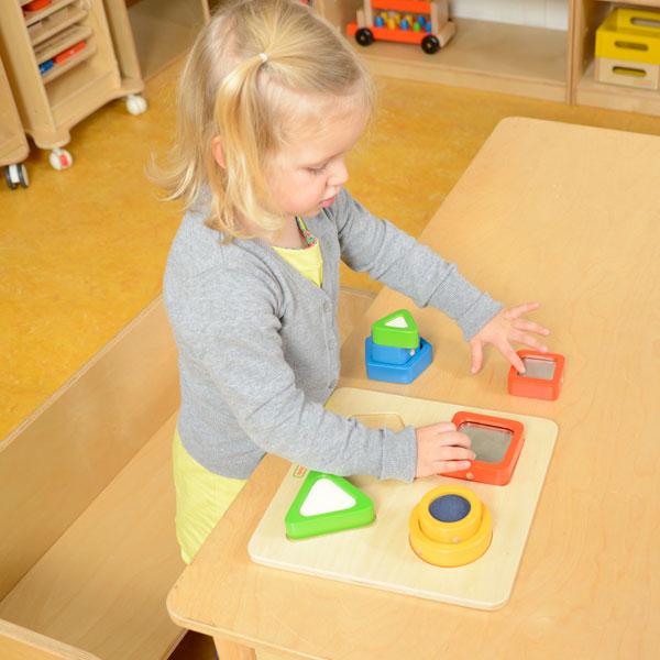 Sensorial Texture & Material Matching Blocks