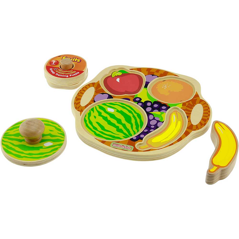 Knob Puzzle Fruit