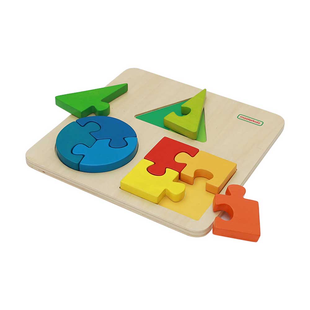 Chunky Geometric Shapes Jigsaw Puzzle