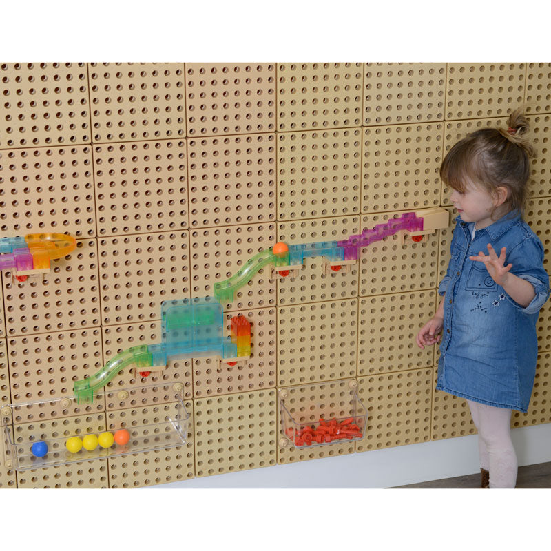 STEM Wall Kinetic Ball Trax 209Pc